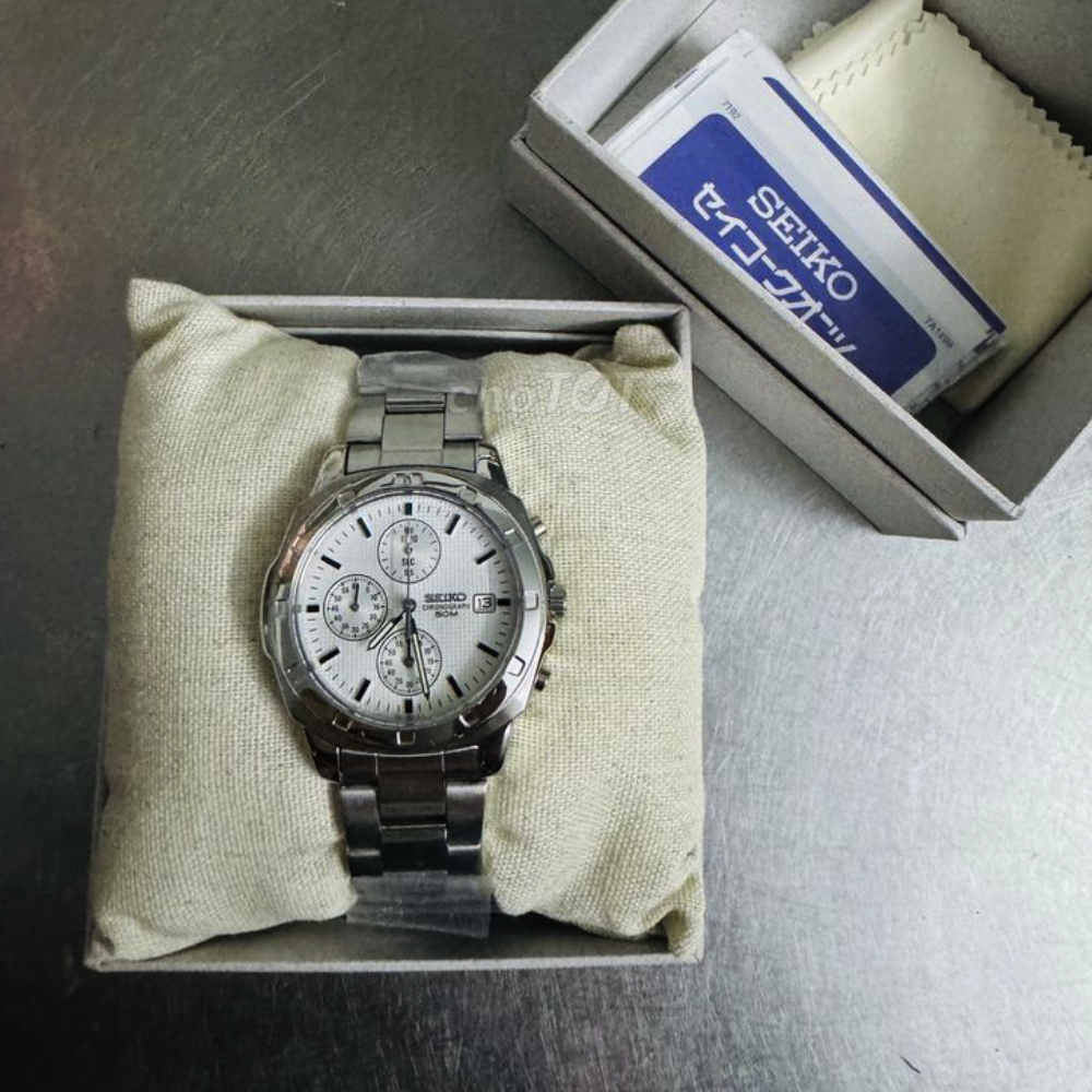 Reloj Seiko Chronograph SND187P1 Quartz Acero JDM 40mm