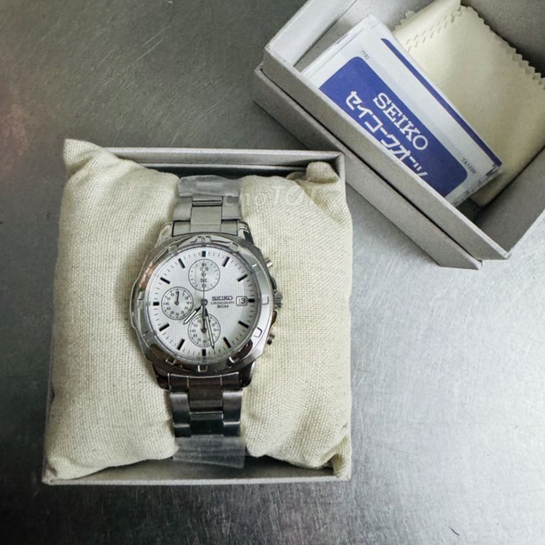 Reloj Seiko Chronograph SND187P1 Quartz Acero JDM 40mm