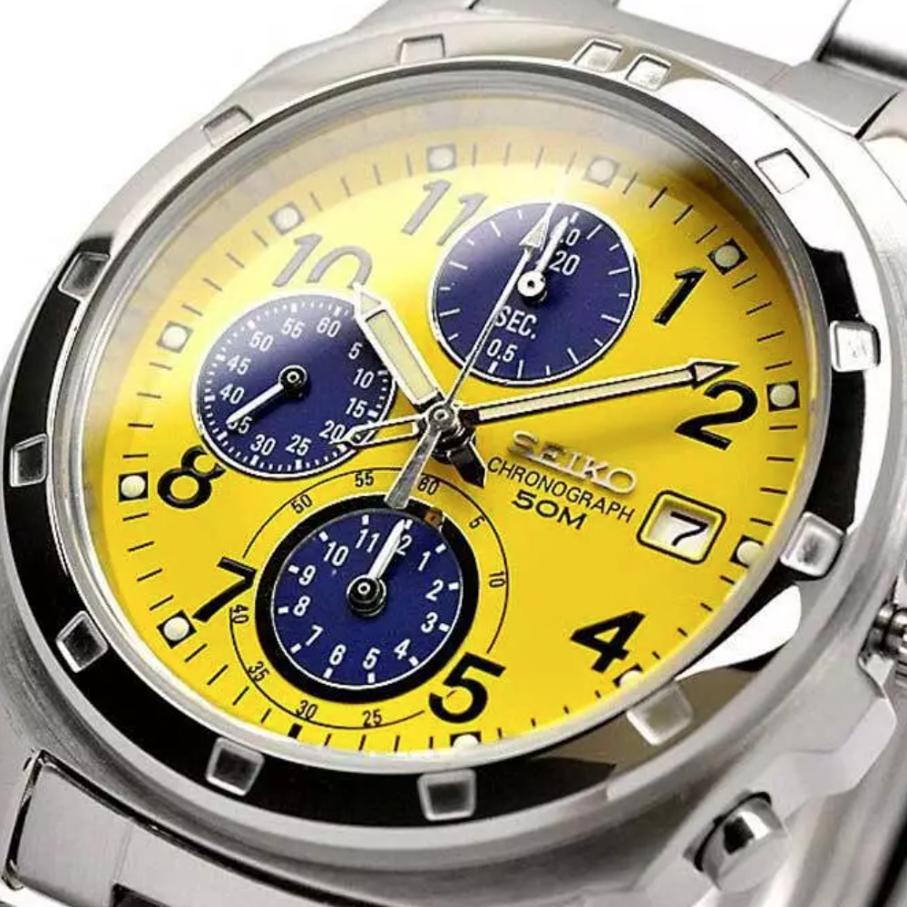 Reloj Seiko Chronograph SND409P1 Quartz Acero JDM 40mm