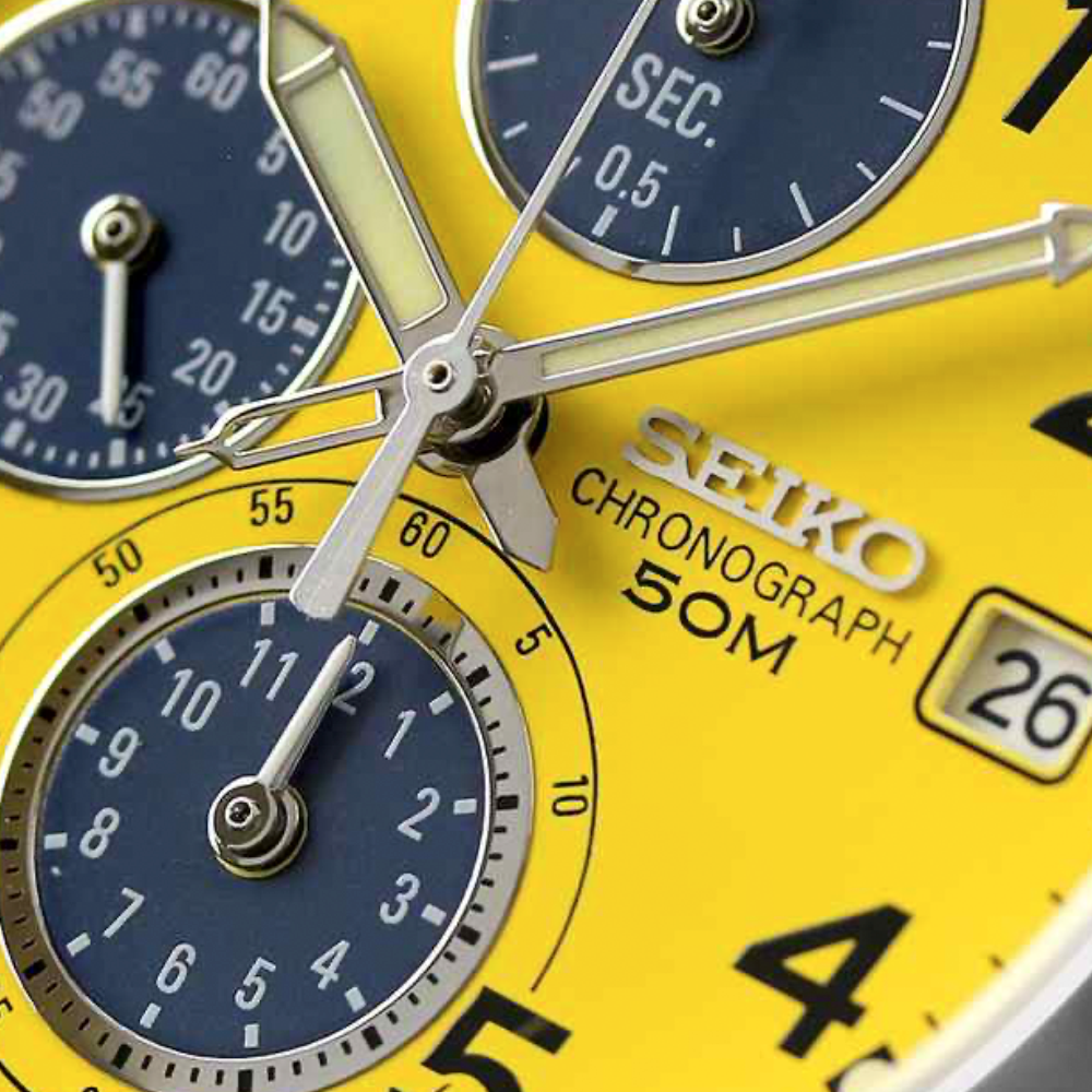 Reloj Seiko Chronograph SND409P1 Quartz Acero JDM 40mm