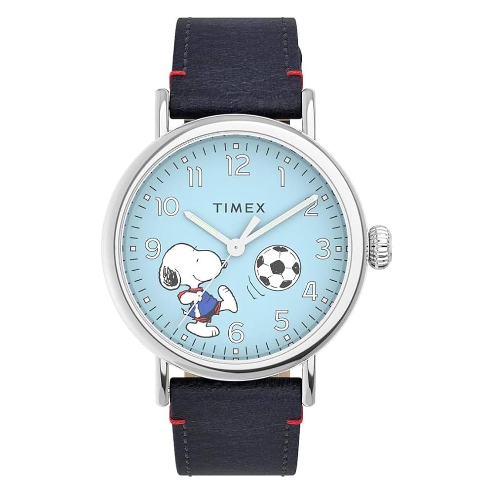 Reloj Análogo Timex x Peanuts TW2V82000 Snoopy Soccer Azul 40 mm