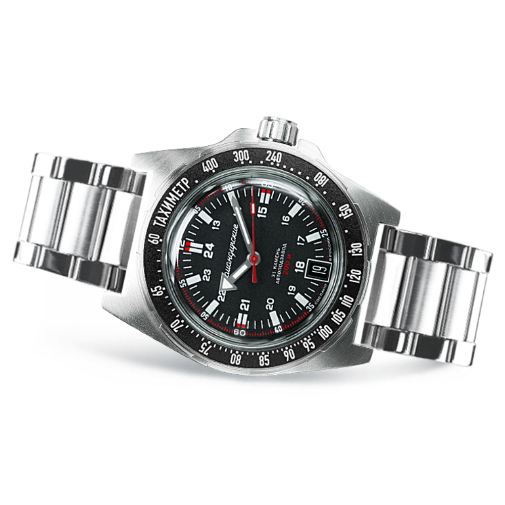 Reloj Vostok Komandirskie 95061B Automático Made in Russia 43mm 24 horas [EXCLUSIVO]