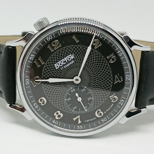 Reloj Vostok 581098 Calibre 2403 A Cuerda Made in Russia 38mm [EXCLUSIVO]