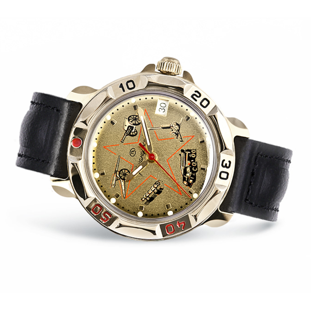 Reloj Vostok Komandirskie 819213 A Cuerda Made in Russia 40,9 mm [EXCLUSIVO]
