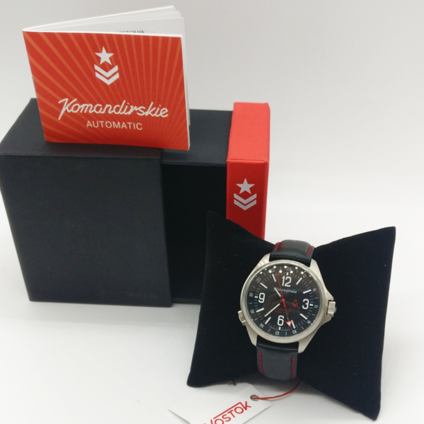 Vostok Komandirskie 470612 GMT Automático Made in Russia 42mm [EXCLUSIVO]