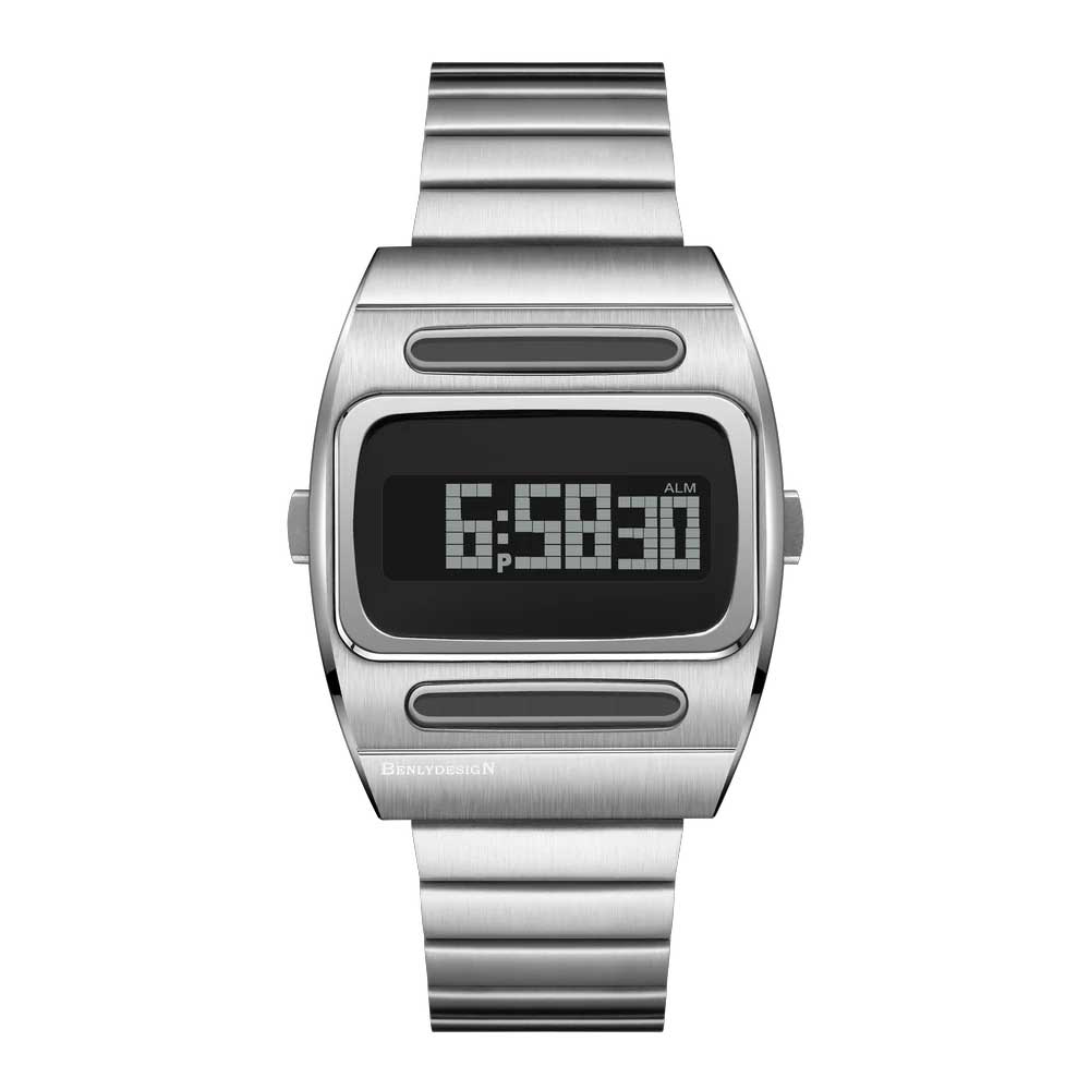 Reloj Benly Design G100 Silver-Stainless Steel LCD