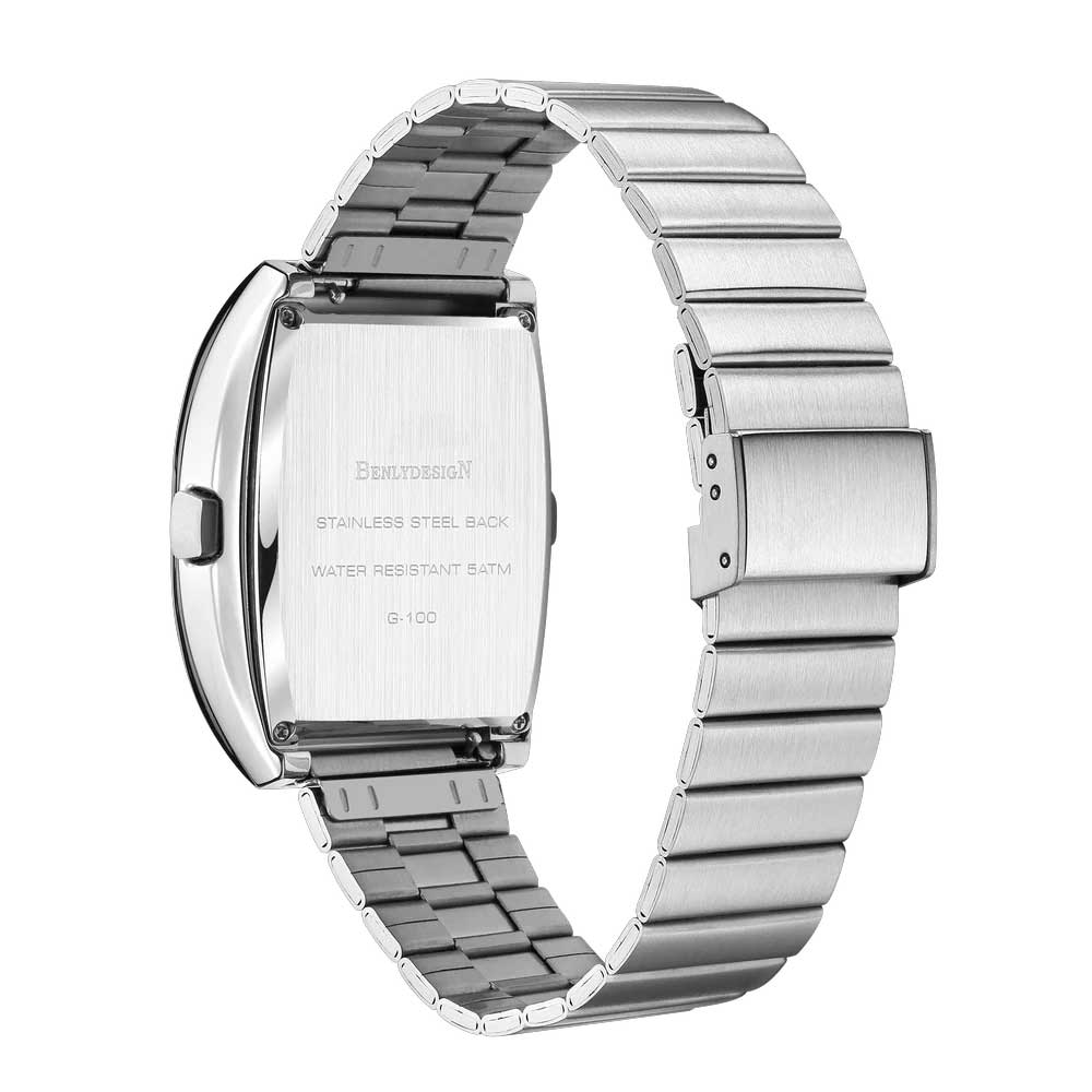 Reloj Benly Design G100 Silver-Stainless Steel LCD