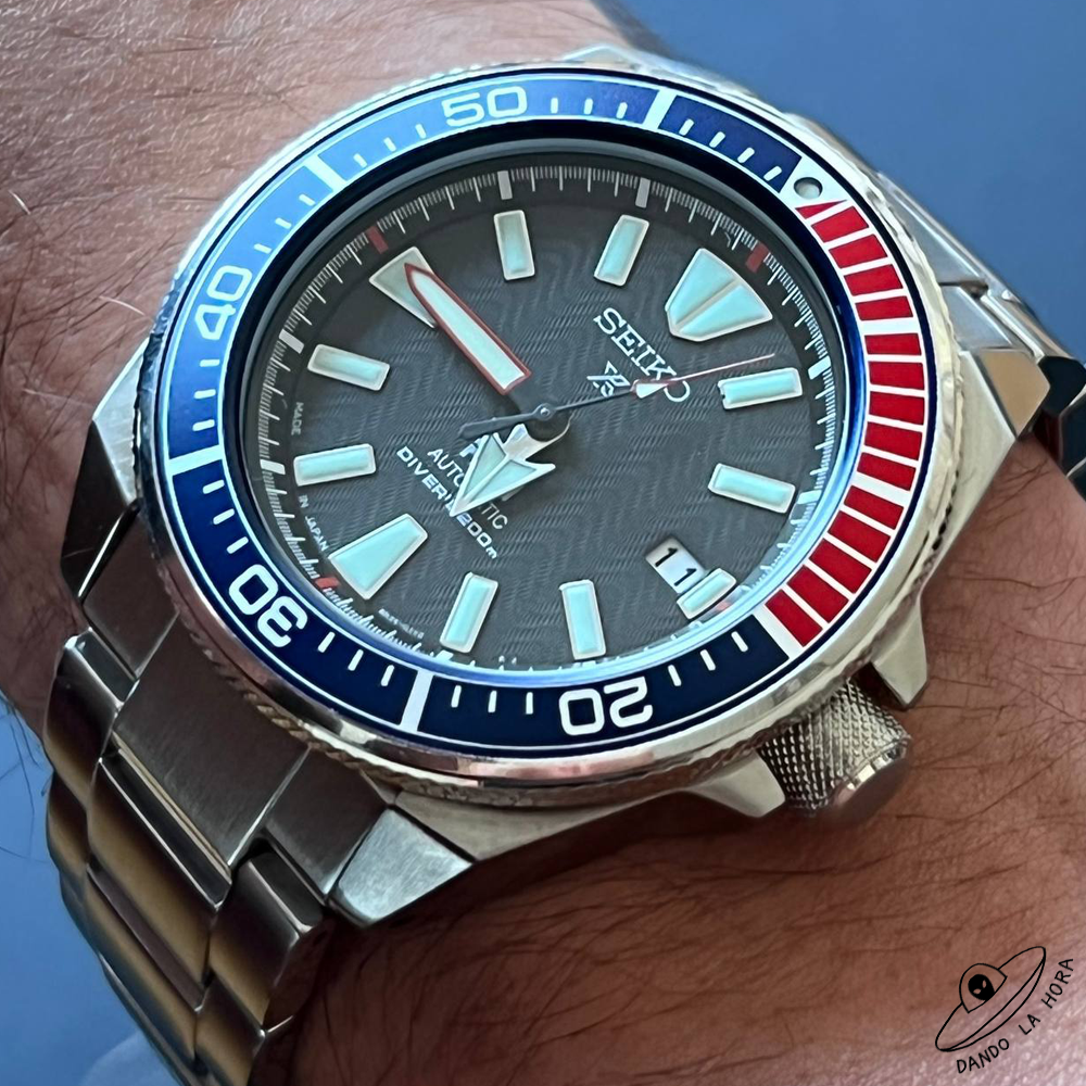 Reloj Seiko Prospex SRPB99J1 "Samurai" PADI Pepsi 43.8mm Made in Japan