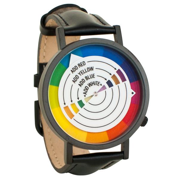 Reloj Análogo Philosophers Guild Círculo Cromático 38mm - Dando la Hora