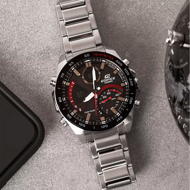 Casio Edifice ECB-900DB-1ADR Bluetooth Tough Solar - Dando la Hora