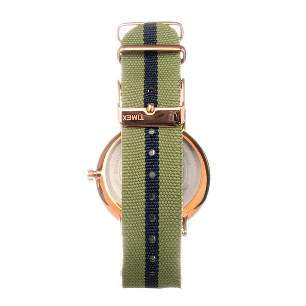 Reloj Análogo Timex ABT526 Fairfiel Indiglo Correa NATO 41mm