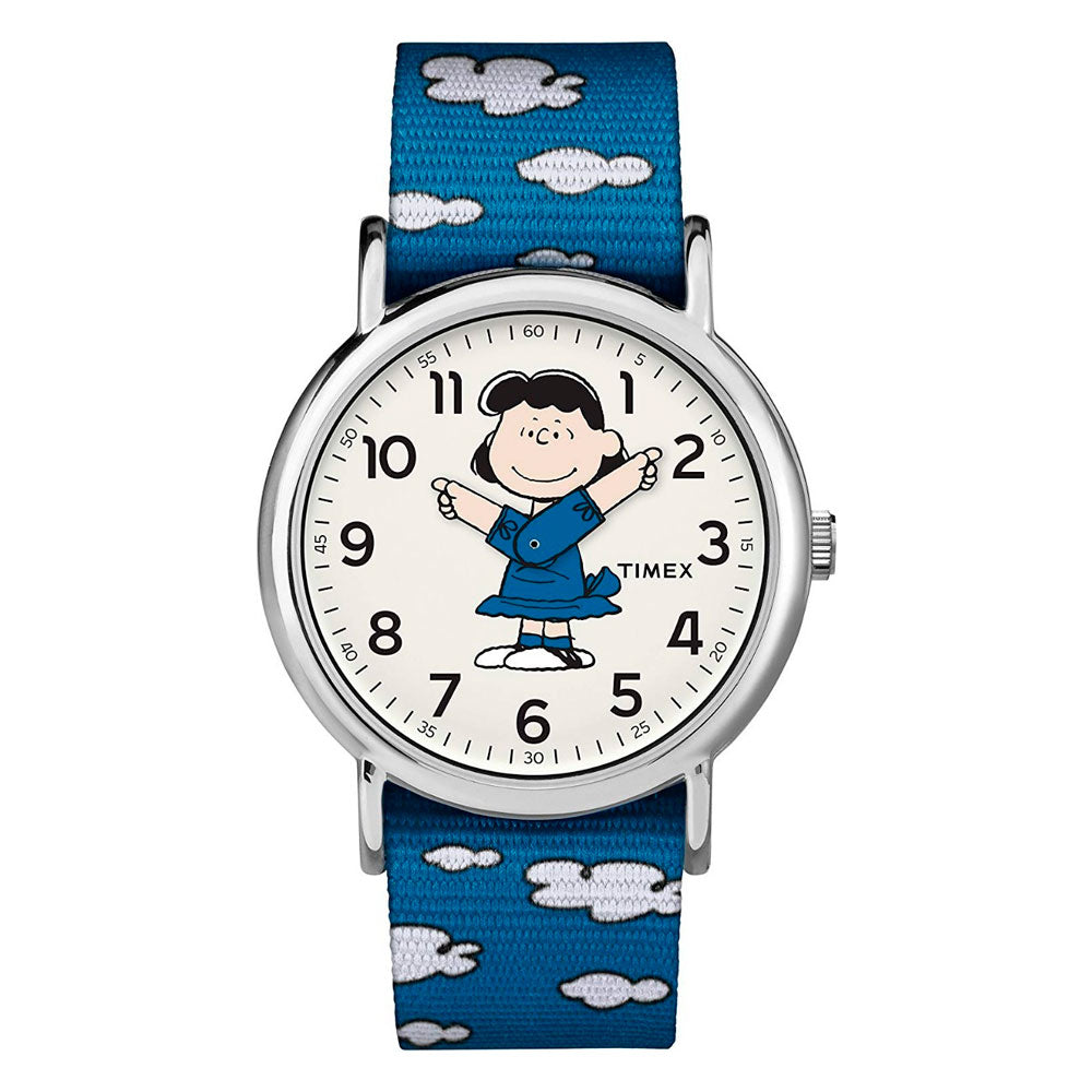 Reloj Análogo Timex Weekender Serie Peanuts x Lucy 38mm [EXCLUSIVO]