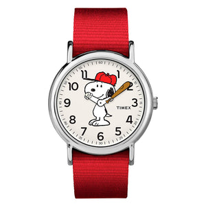 Reloj Análogo Timex Weekender Serie Peanuts x Snoopy 38mm [EXCLUSIVO]