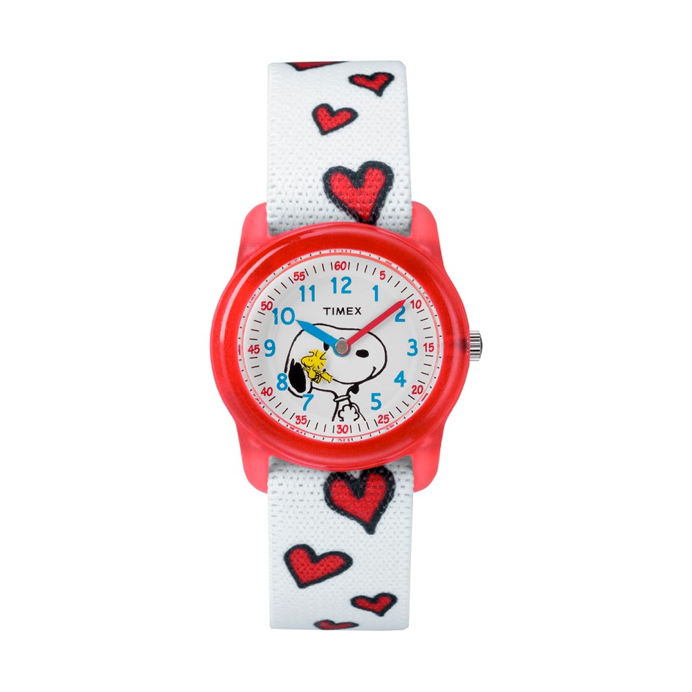 Reloj Análogo Timex x Peanuts Corazones 28mm Niñ@s [EXCLUSIVO]