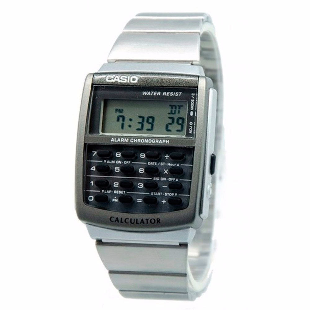 Reloj Calculadora Casio Vintage CA-506-1DF Plateado - Dando la Hora