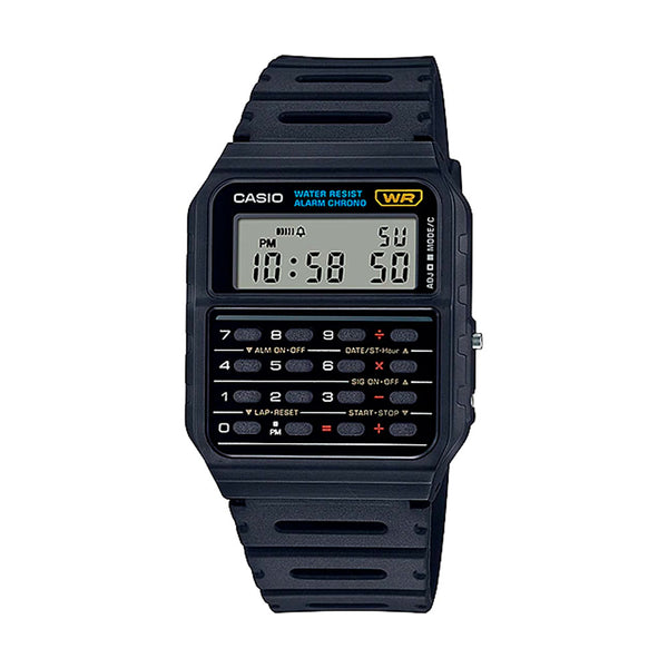 Reloj Calculadora Casio Vintage CA 53W 1Z Negro Dando la Hora Dando La Hora