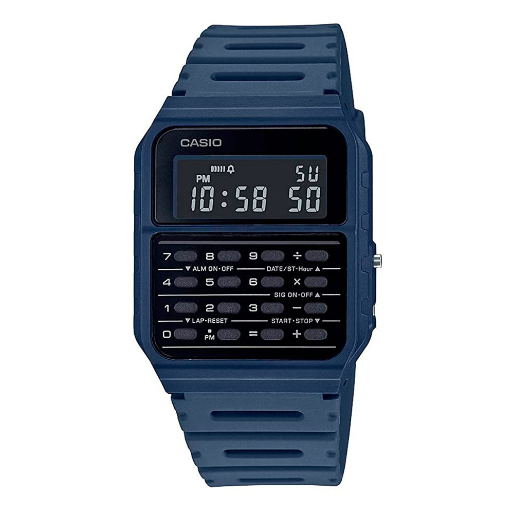 Reloj Calculadora Casio Vintage CA-53WF-2BCF Azul Pantalla Negativa [EXCLUSIVO]