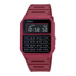 Reloj Calculadora Casio Vintage CA-53WF-4BDF Rojo Pantalla Negativa