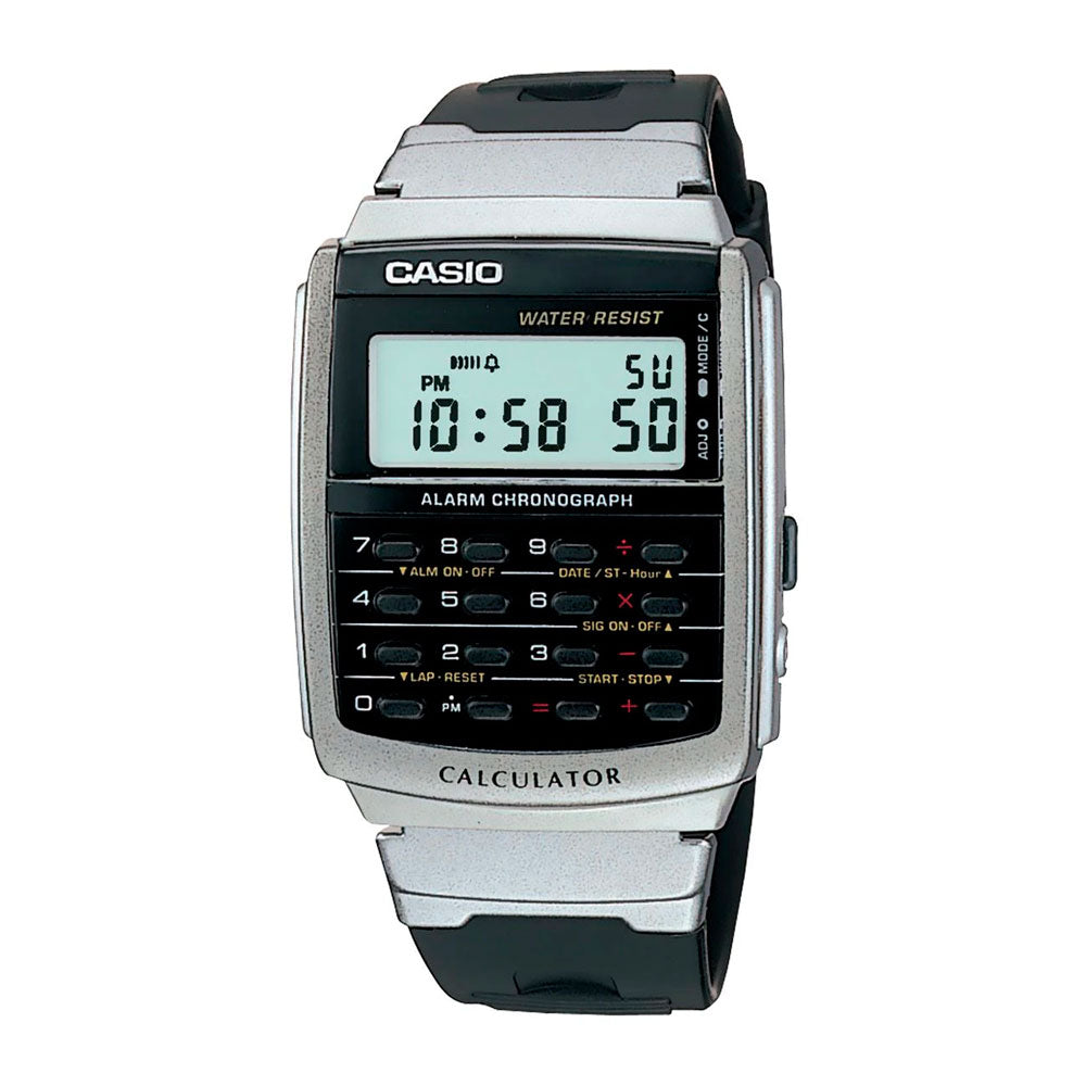 Reloj Calculadora Casio Vintage CA-56-1CF Plateado - Dando la Hora