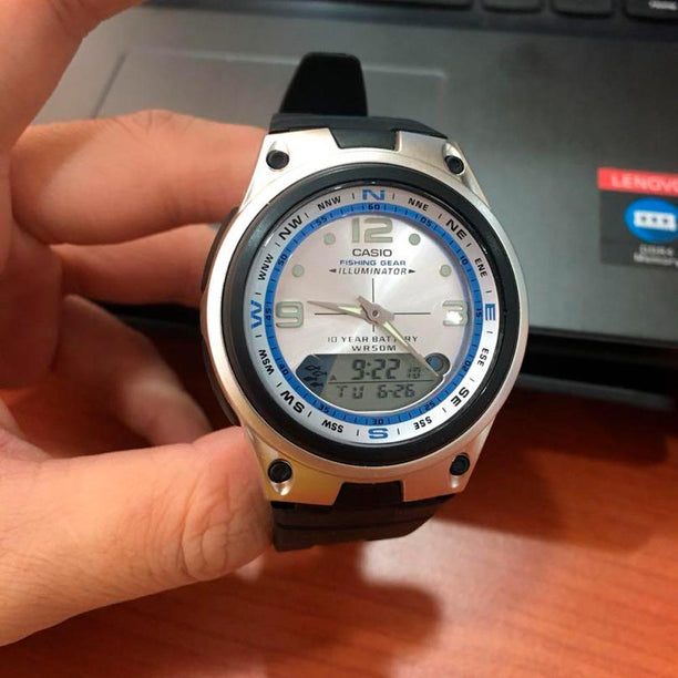 Reloj Casio Análogo-Digital AW-82-7AVDF Fishing Gear - Dando la Hora