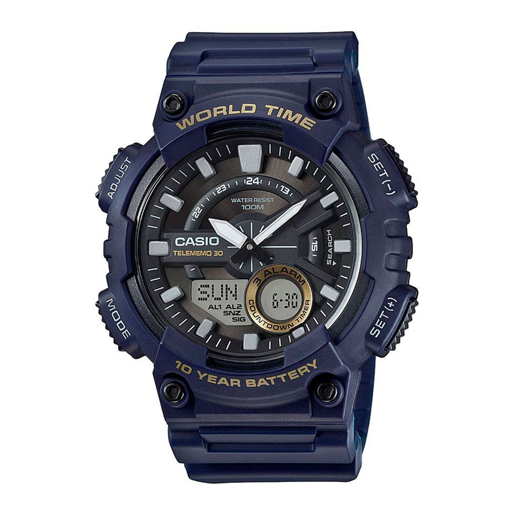 Reloj Casio Análogo Digital Vintage AEQ-110W-2AVCF - Dando la Hora