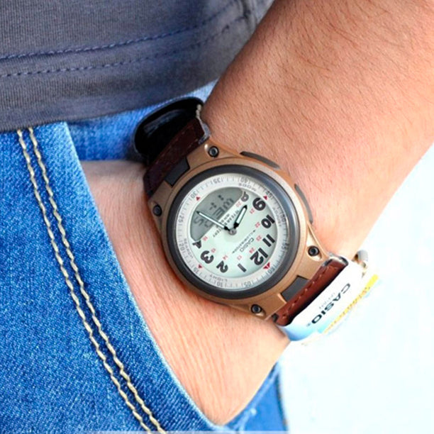 Reloj Casio Análogo/Digital Vintage AW-80V-5BVDF Explorador