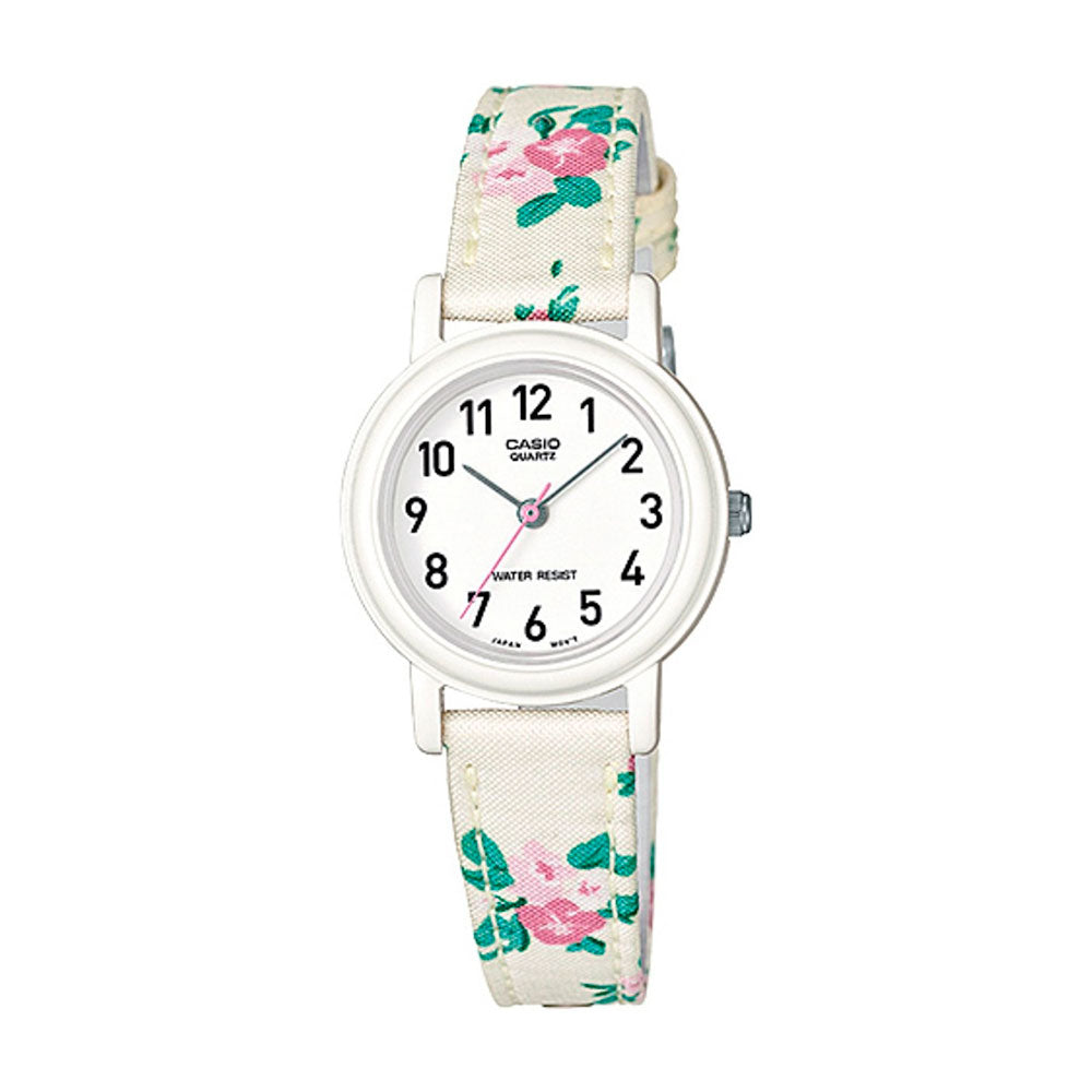 Reloj Casio Análogo LQ-139LB-7B2DF Blanco Flores
