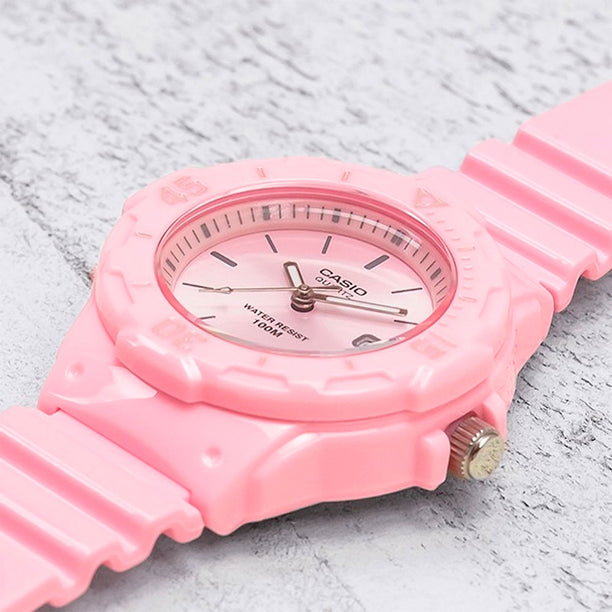 Reloj Casio Análogo LRW-200H-4E4VDF Rosado Mini Buceo - Dando la Hora