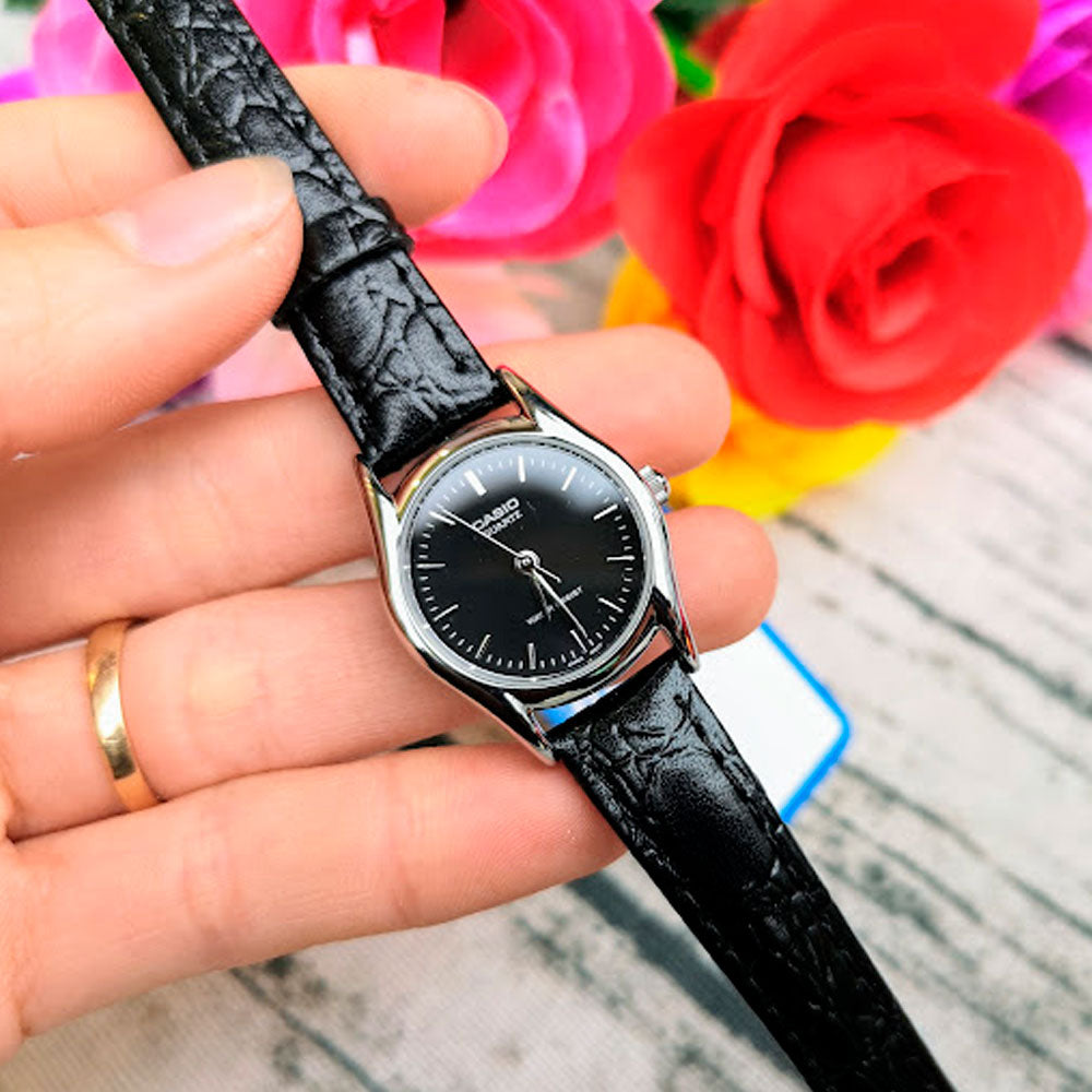 Reloj Casio Análogo LTP-1094E-1ARDF Correa de Cuero - Dando la Hora