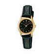 Reloj Casio Análogo LTP-1094Q-1ARDF Correa de Cuero Negra