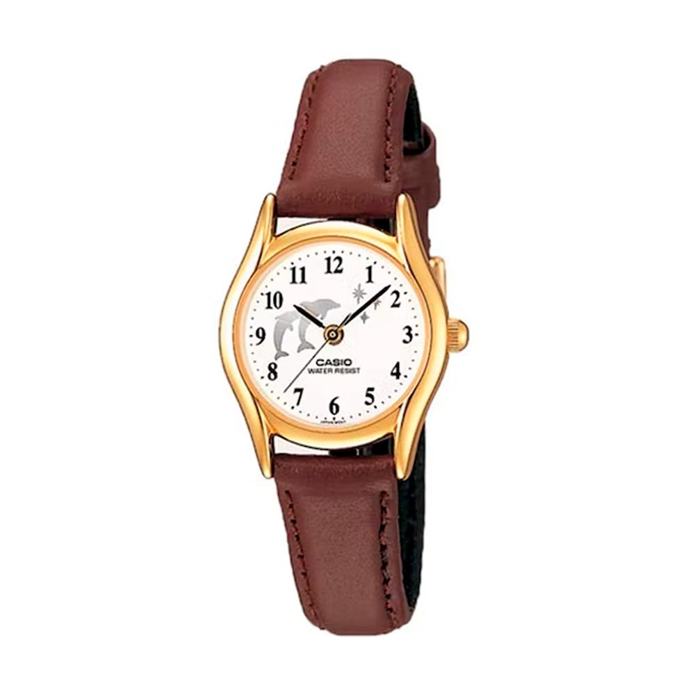 Reloj Casio Análogo LTP-1094Q-7B9RDF Correa de Cuero - Dando la Hora