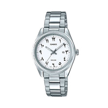 Reloj Casio Análogo LTP-1302D-7B3VDF Números Arábigos Plateado