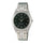 Reloj Casio Análogo MTP-1129A-1ARDF Plateado Dial Negro Acero Inoxidable
