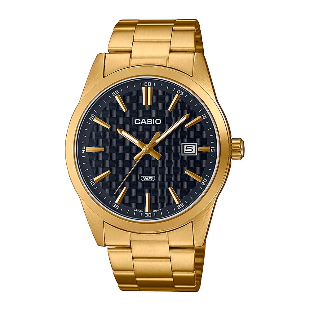 Reloj Casio Análogo MTP-VD03G-1AUDF Dorado Acero - Dando la Hora