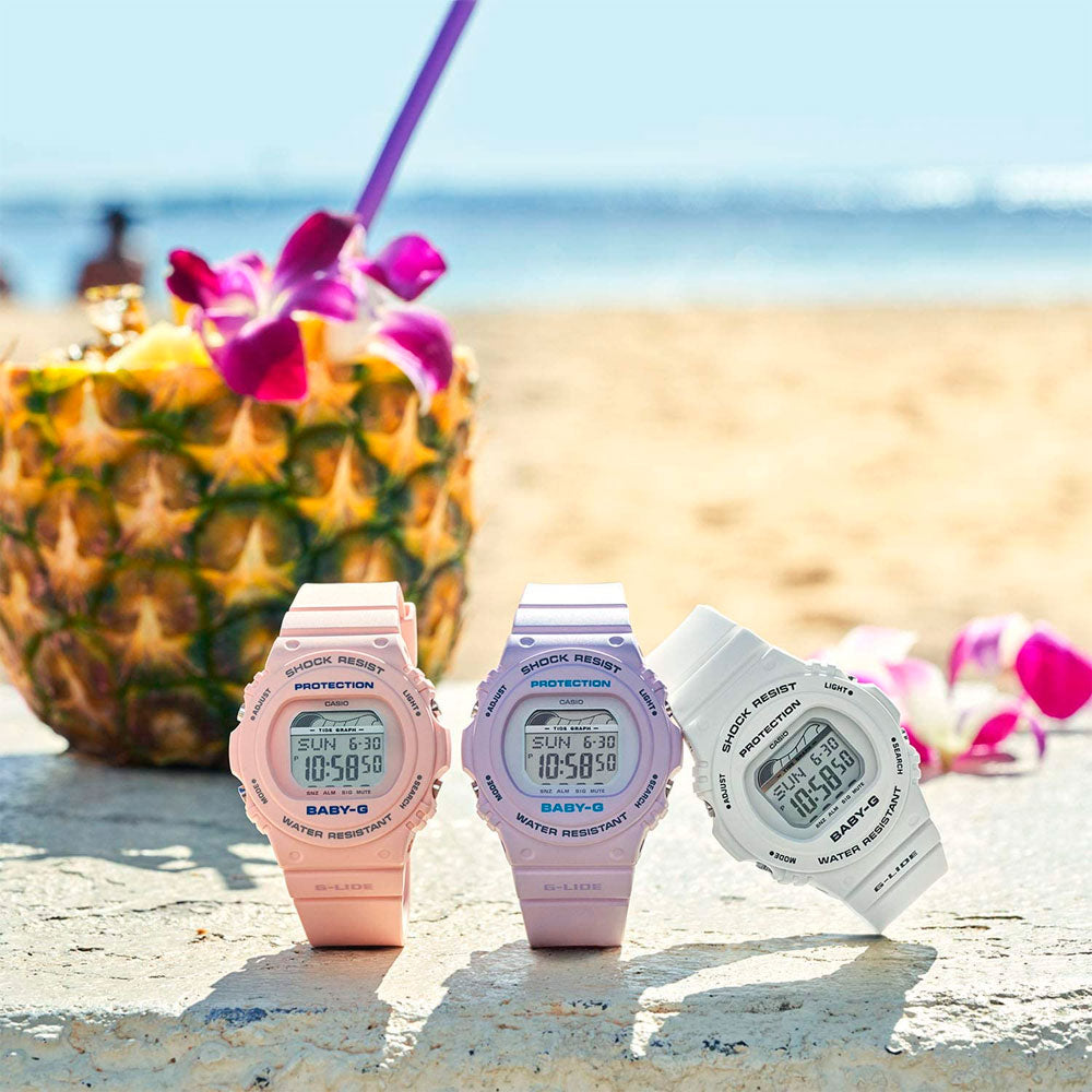 Reloj Casio Baby-G BLX-570-7DR Blanco - Dando la Hora