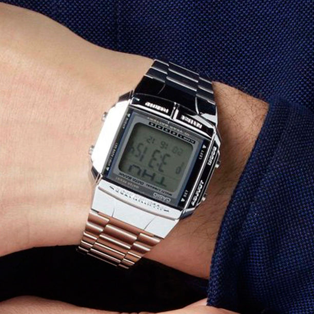 Reloj Casio Databank Telememo Vintage DB-360-1ADF Plateado