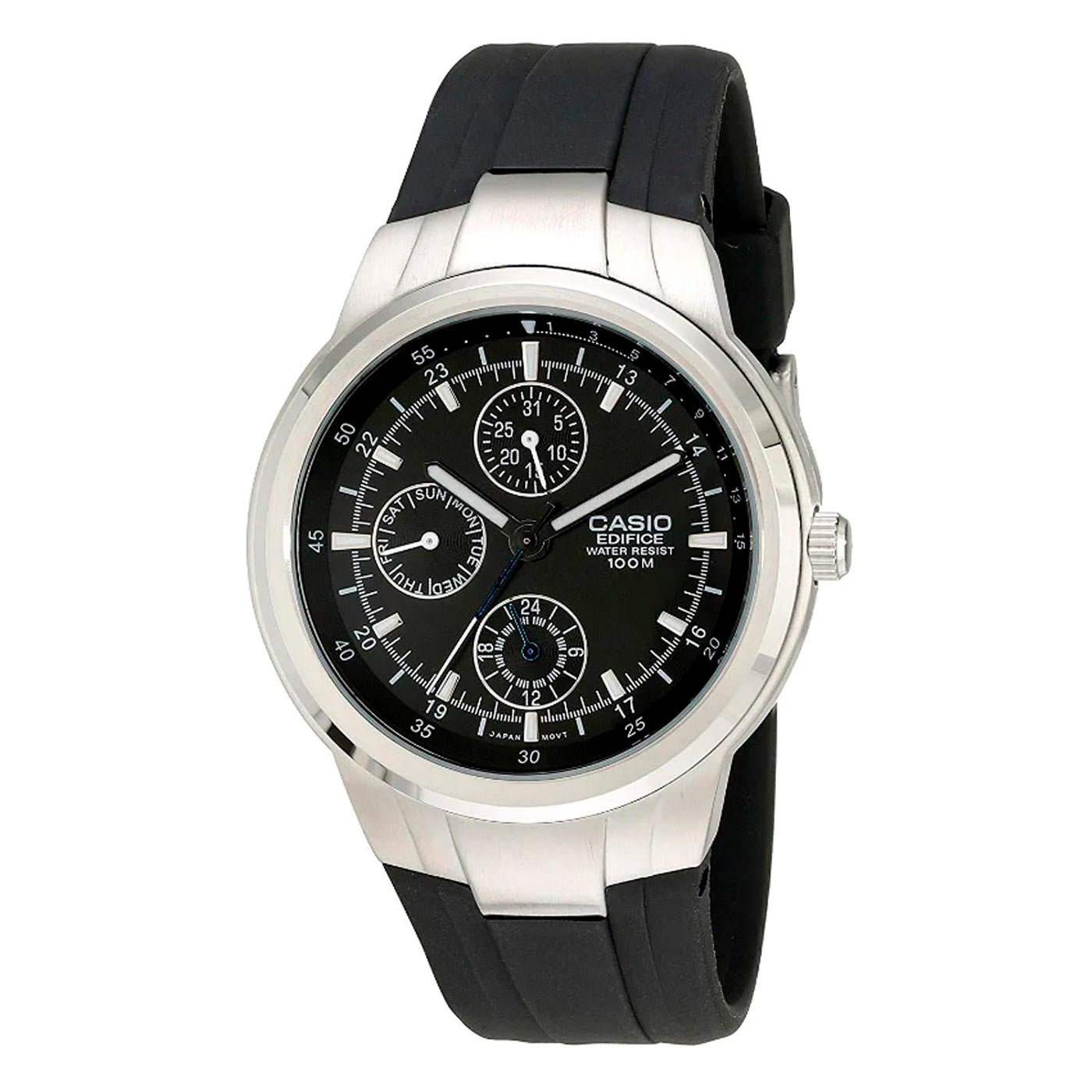 Reloj Casio Edifice EF-305-1AV Caja Acero Correa Resina
