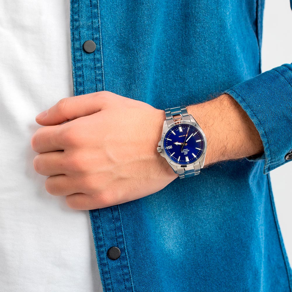 Reloj Casio Edifice EFV-100D-2AVUDF Acero - Dando la Hora