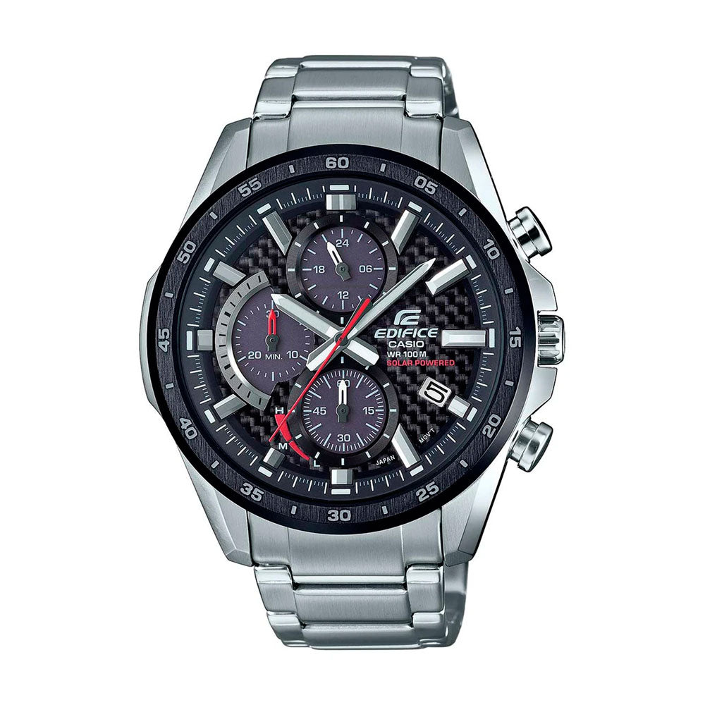 Reloj Casio Edifice EQS-900DB-1AVUDF Tough Solar Dando la Hora