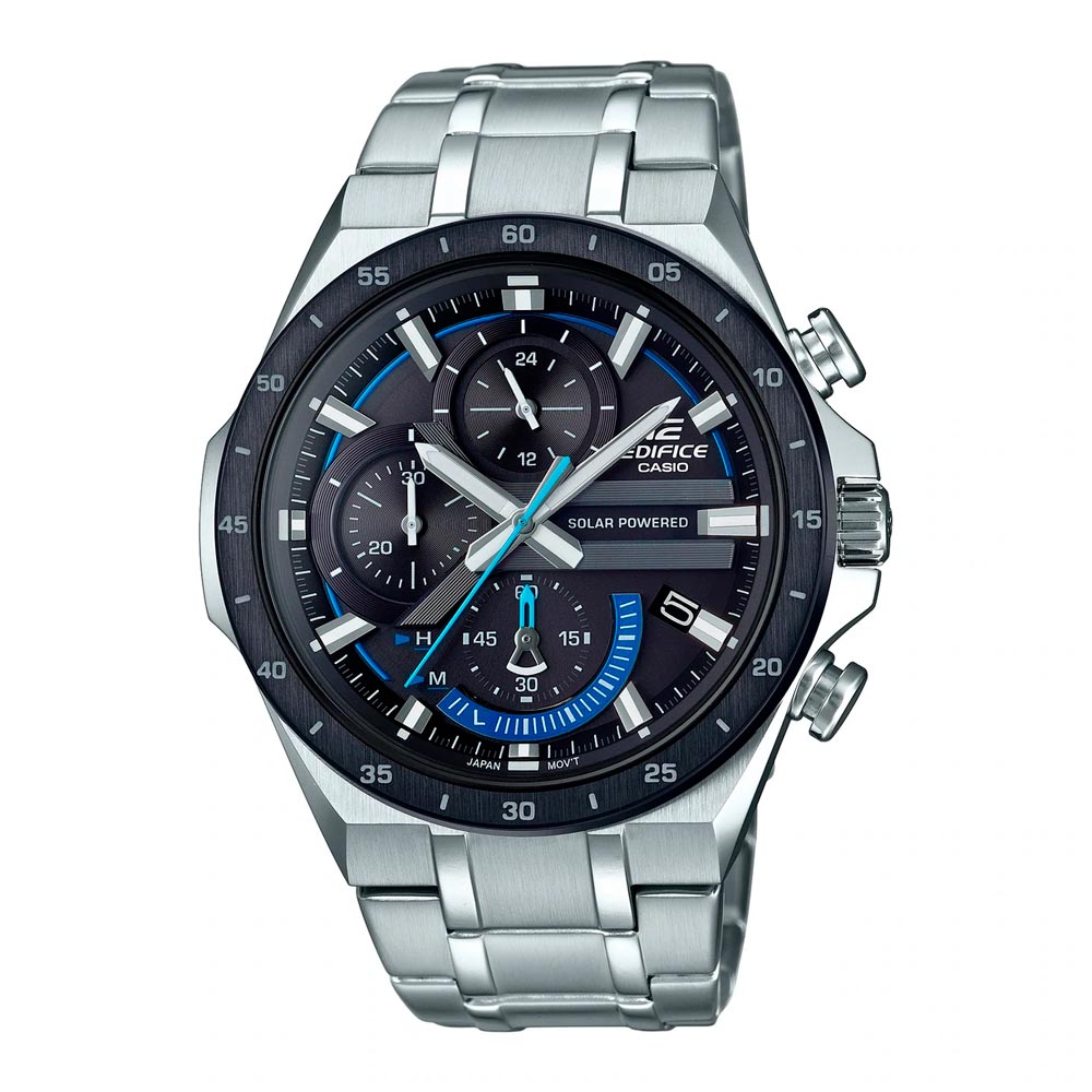 Reloj Casio Edifice EQS-920DB-1BVUDF Tough Solar Dando la Hora