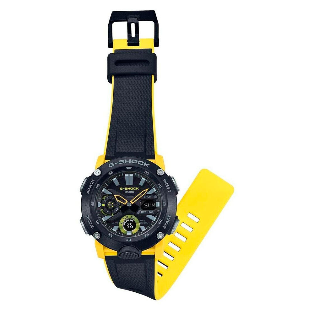 Reloj Casio G-Shock GA-2000-1A9JF Carbon Core Amarillo JDM – Dando