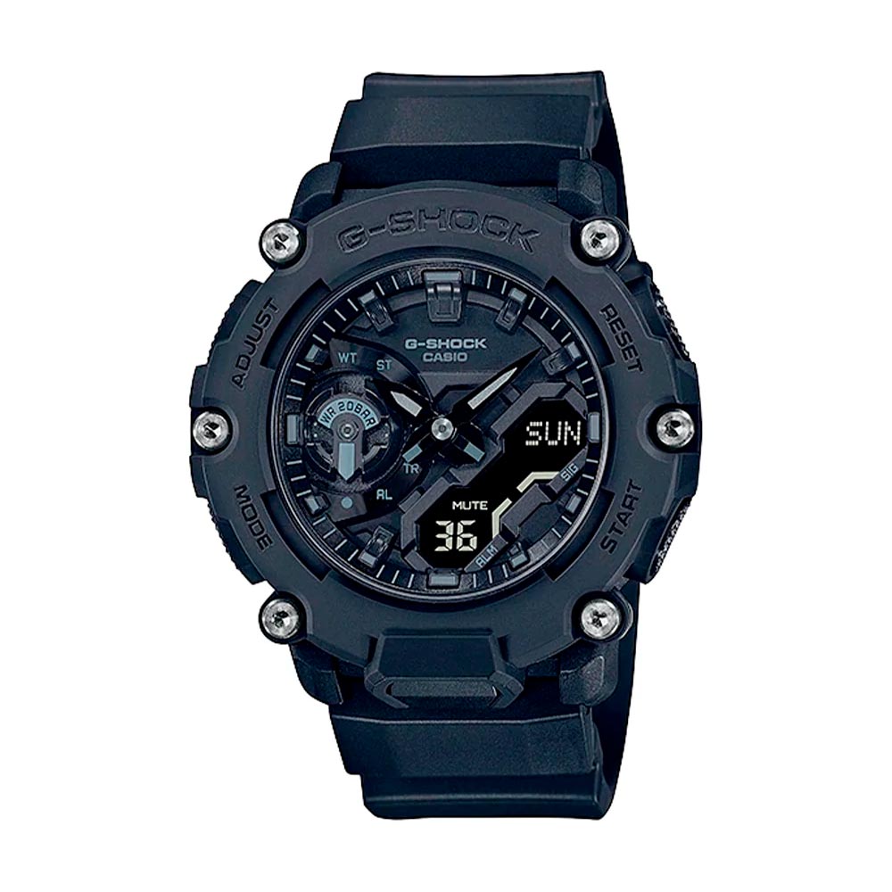Reloj Casio G-Shock Análogo GA-2200BB-1ADR Carbon Core- Dando la Hora