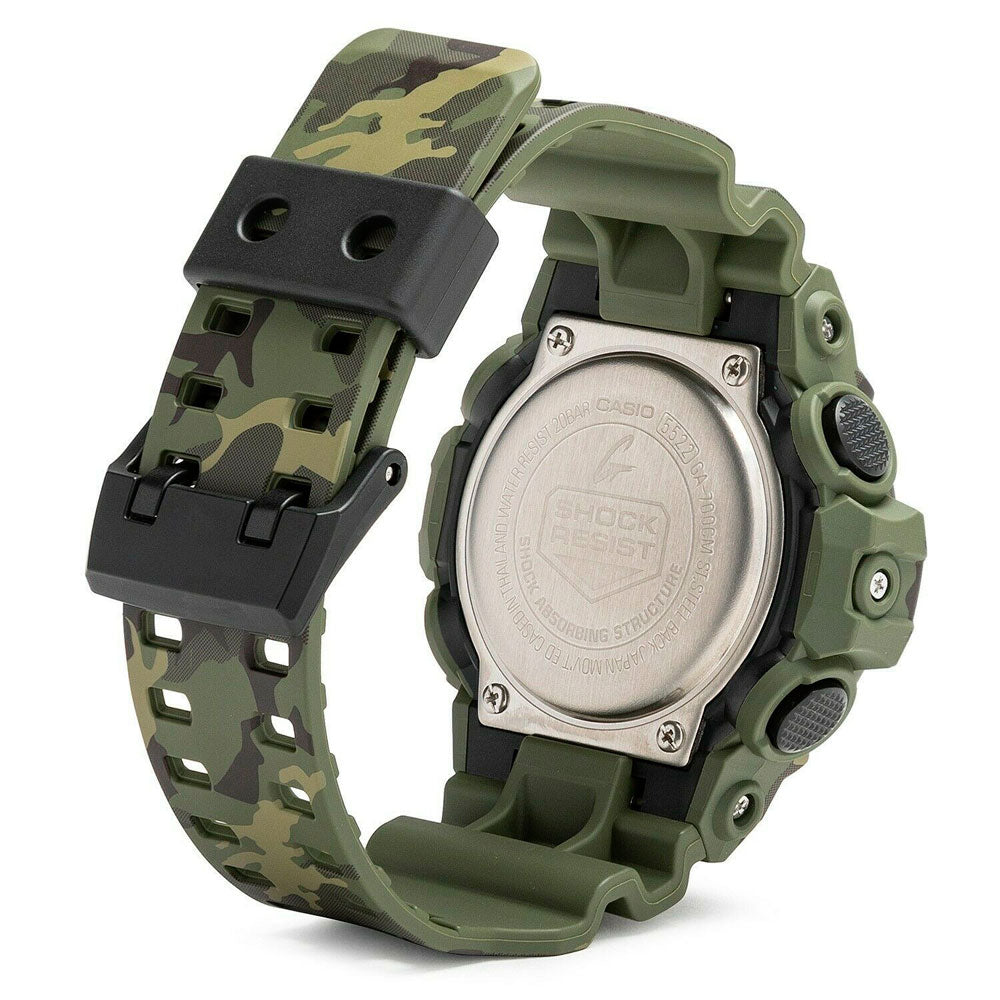 Experto brecha estar impresionado Reloj Casio G-Shock Análogo GA-700CM-3ADR Militar - Dando la Hora - Dando  La Hora