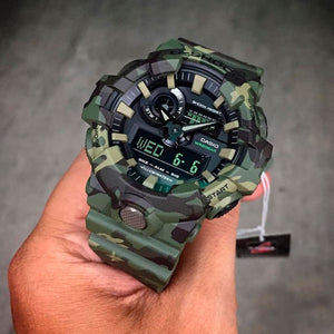 Reloj Casio G-Shock Análogo GA-700CM-3ADR Militar - Dando la Hora