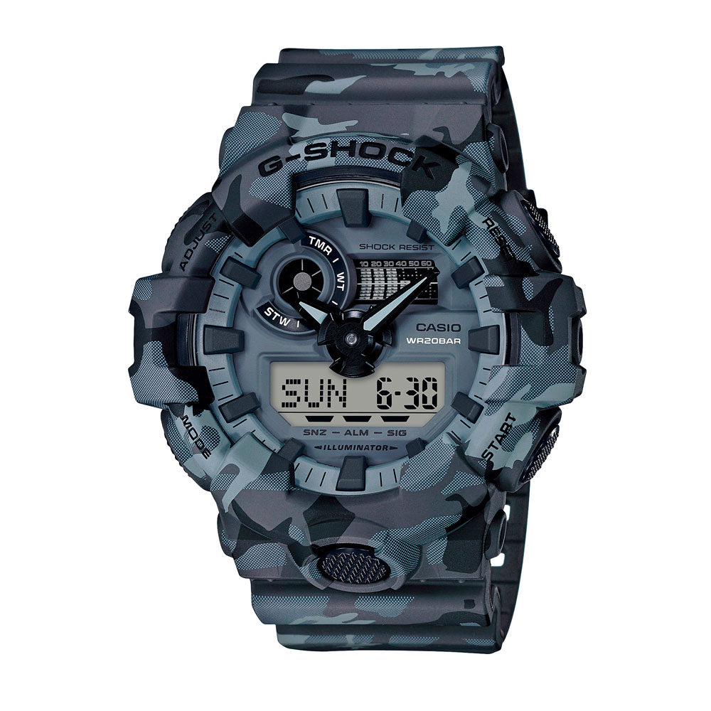 Reloj Casio G-Shock Análogo GA-700CM-8ADR Militar - Dando la Hora - Dando  La Hora