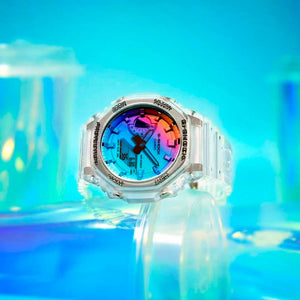 Reloj Casio G-Shock Casioak GA-2100SRS-7ADR Carbon Core - Dando la Hora