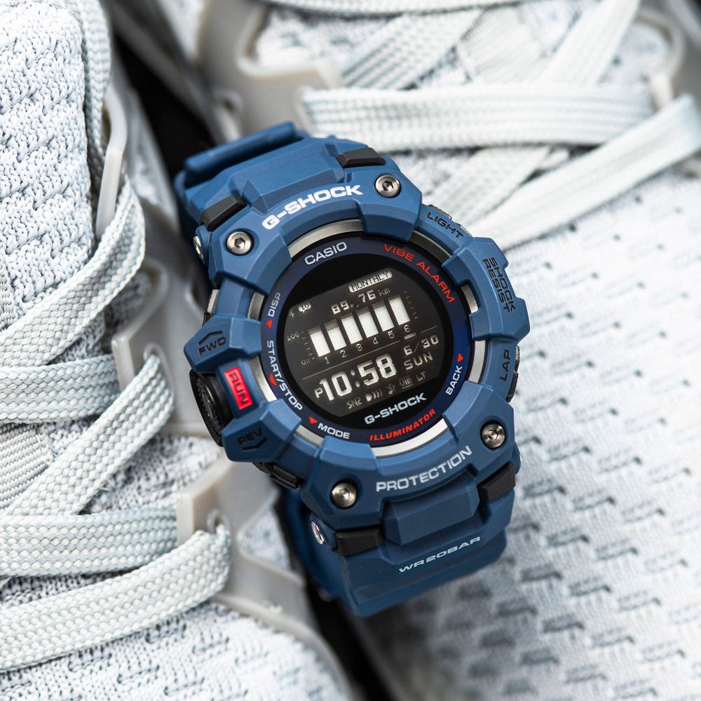 Reloj Casio G-Shock G-SQUAD GBD-100-2DR Bluetooth - Dando la Hora