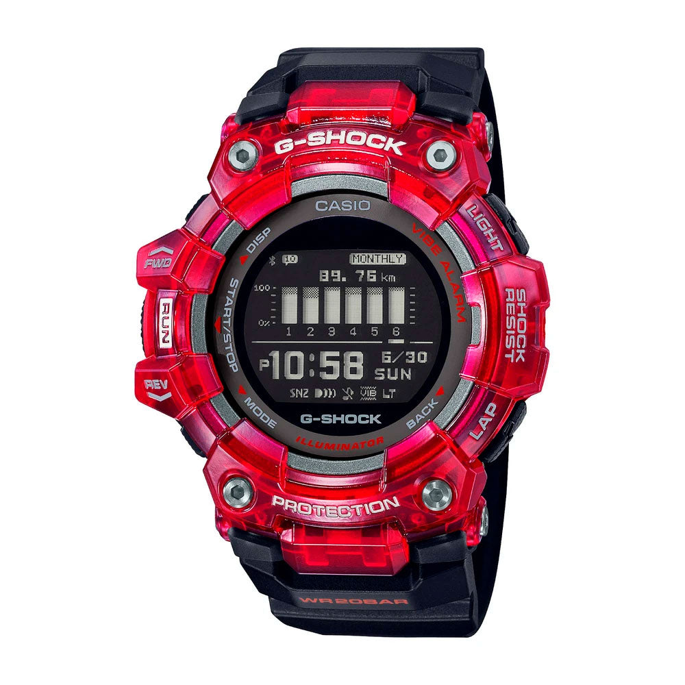Reloj Casio G-Shock G-SQUAD GBD-100SM-4A1DR Bluetooth - Dando la Hora