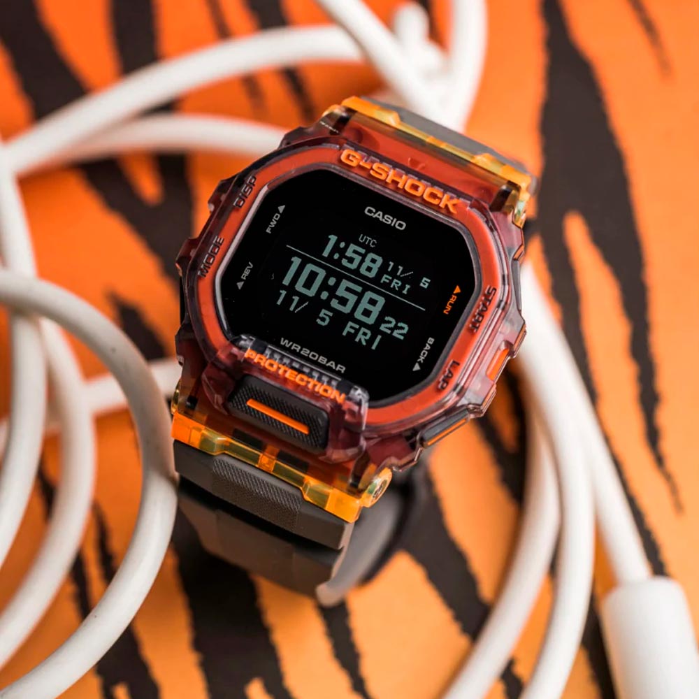 Reloj Casio G-Shock G-SQUAD GBD-200SM-1A5DR Bluetooth - Dando la