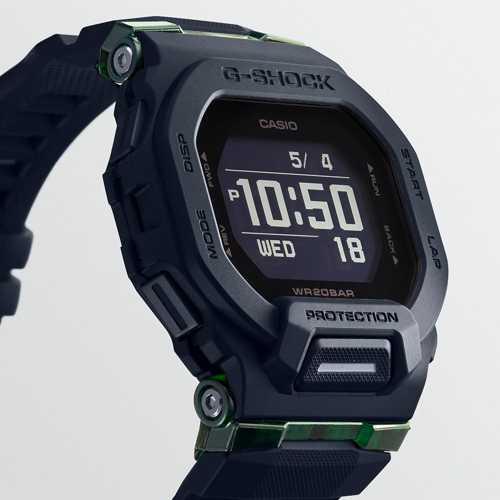 Reloj Casio G-Shock G-SQUAD GBD-200UU-1DR Bluetooth - Dando la